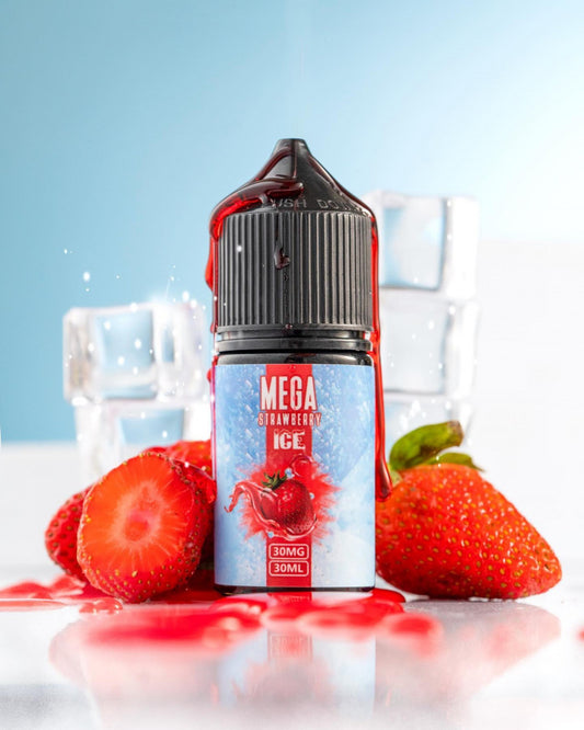 MEGA STRAWBERRY ICE - SALTNIC