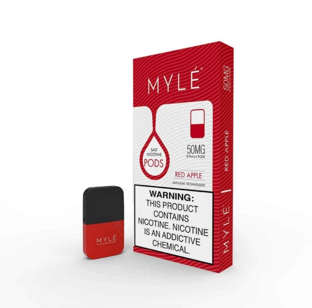 بوادت مايلي ماجناتيك بنكهة التفاح الاحمر ( الاصدار الرابع ) - MAGNETIC MYLE PODS RED APPLE - V4