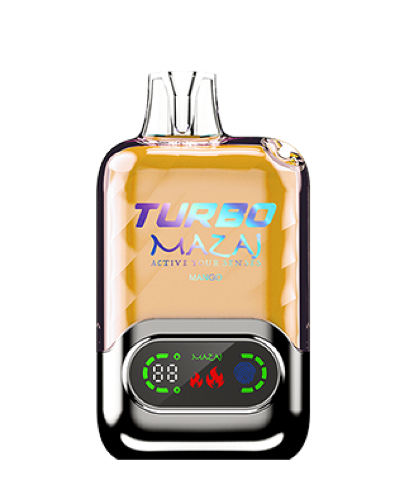 مزاج تيريو 15 الف سحبه 50نيكوتين - Mazaj Turbo 150000 Puffs (50MG)