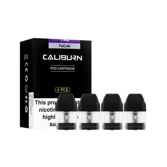 بودات يو ويل كاليبورن 4 حبات POD caliburn uwell (Black)