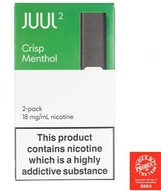 Crisp Menthol 18mg Juul2 Pods