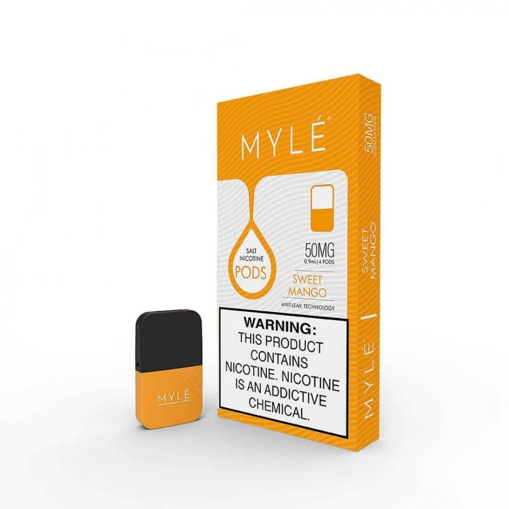 بوادت مايلي ماجناتيك بنكهة المانجو الحلوة ( الاصدار الرابع ) - MAGNETIC MYLE PODS SWEET MANGO - V4 Myle ٥٠ ر.س