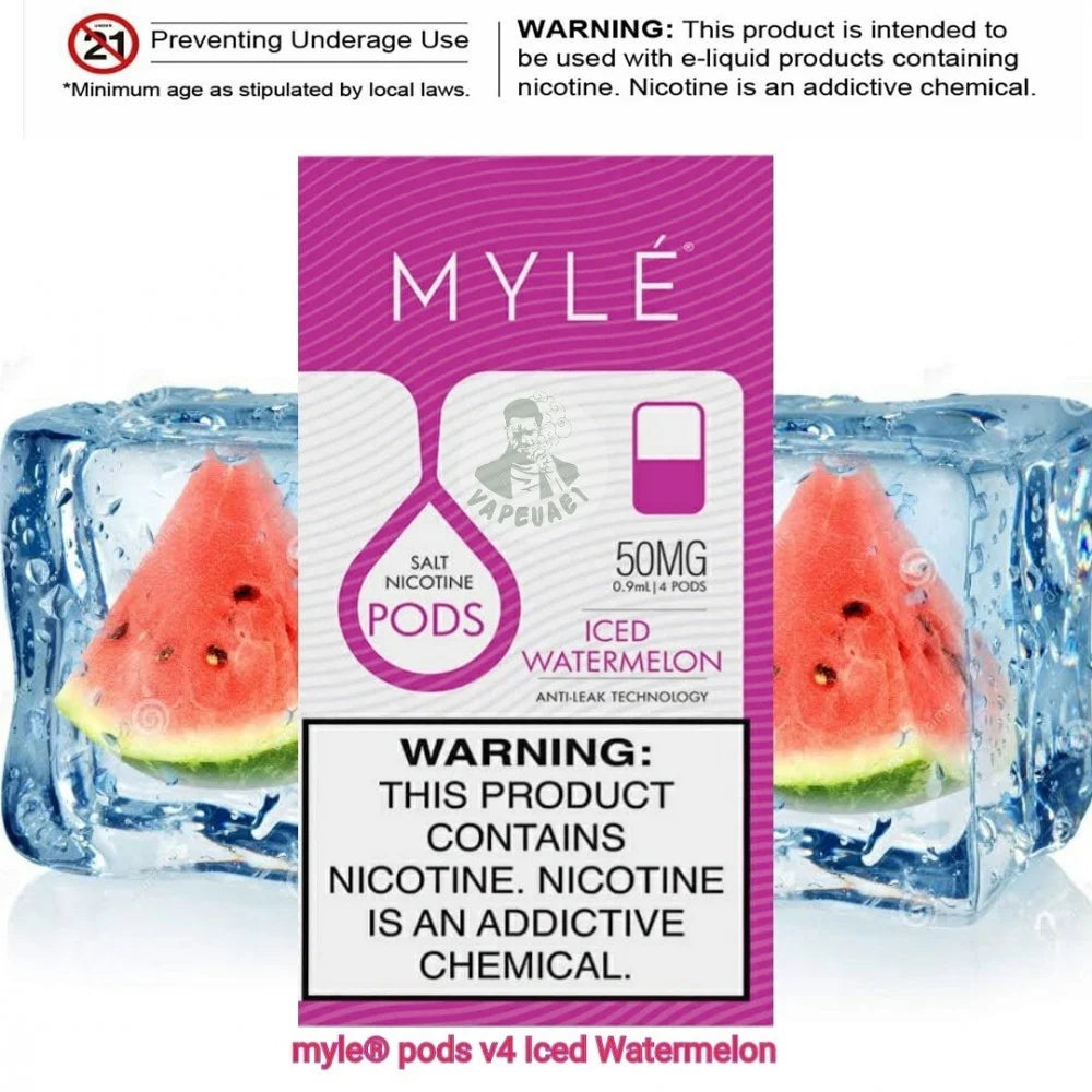 بودات مايلي واتر ميلون ايس الاصدار الرابع MYLE POD V4 ICE Watermelon