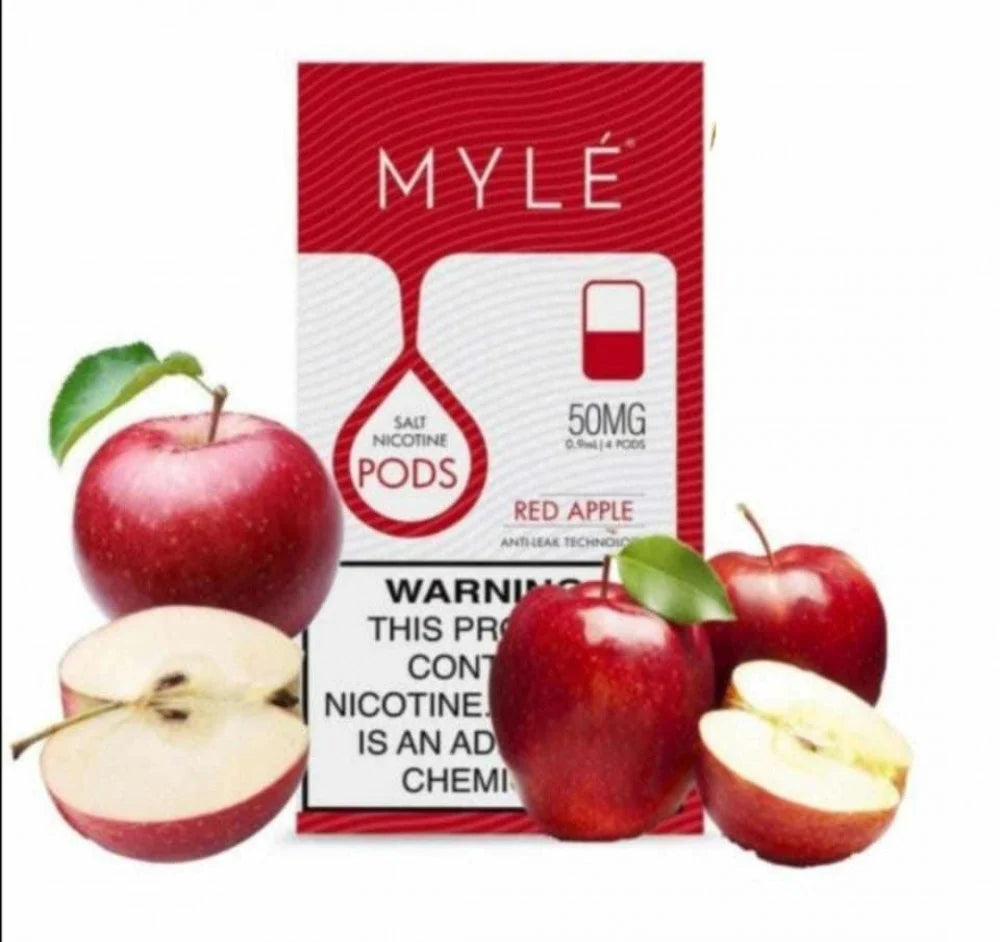 بوادت مايلي ماجناتيك بنكهة التفاح الاحمر ( الاصدار الرابع ) - MAGNETIC MYLE PODS RED APPLE - V4