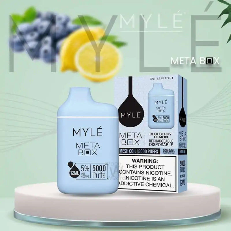 MYLE META BOX 5000 PUFFS - BLUEBERRY LEMON