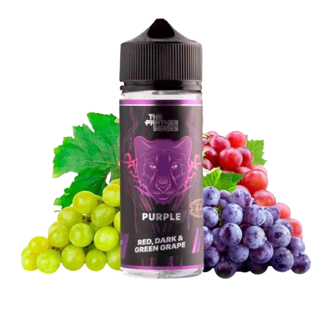 The Panther Series Purple - Red Dark & Green Grape 120ML 3Mg Vape Juice